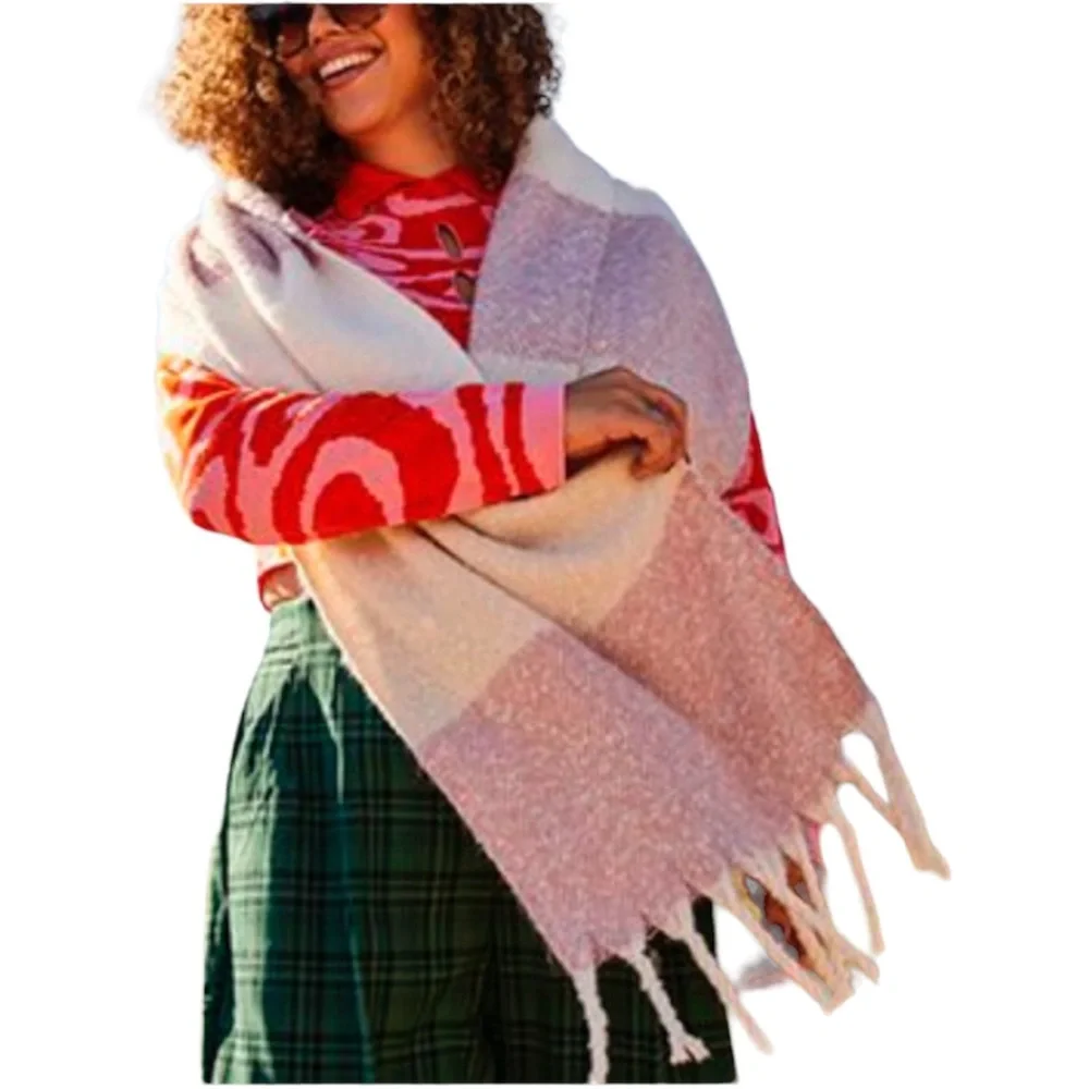 Gentle Fawn Cozy Huntington Scarf Pink Beige
